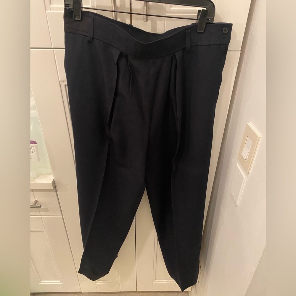 Saint Laurent Rive Gauche Made in France Black Pants